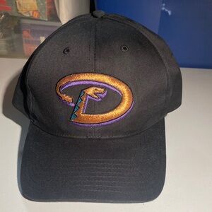 Arizona Diamondbacks MLB Vintage Black Baseball SnapBack Cap Hat Twins Ent